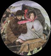 Ford Madox Brown the last of england France oil painting artist